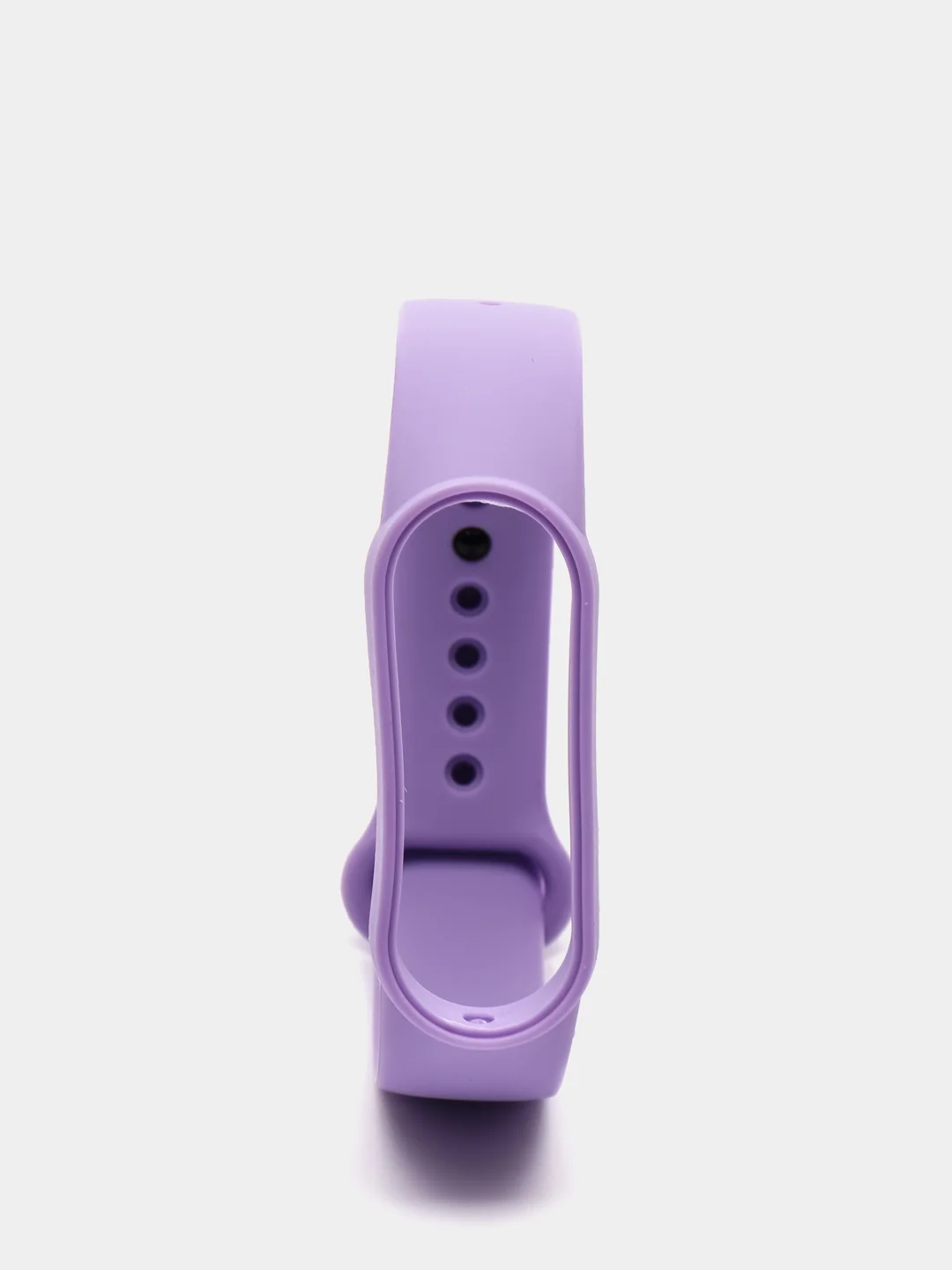 Лавандовый фирменный ремешок для браслета Xiaomi Mi Band 5 / 6 силиконовый ми бэнд