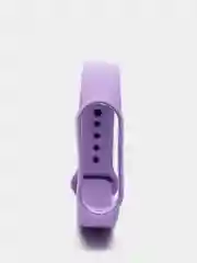 Лавандовый фирменный ремешок для браслета Xiaomi Mi Band 5 / 6 силиконовый ми бэнд