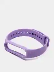 Лавандовый фирменный ремешок для браслета Xiaomi Mi Band 5 / 6 силиконовый ми бэнд