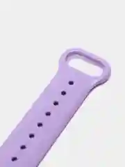 Лавандовый фирменный ремешок для браслета Xiaomi Mi Band 5 / 6 силиконовый ми бэнд