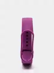 Фиолетовый фирменный ремешок для браслета Xiaomi Mi Band 5 / 6 силиконовый ми бэнд
