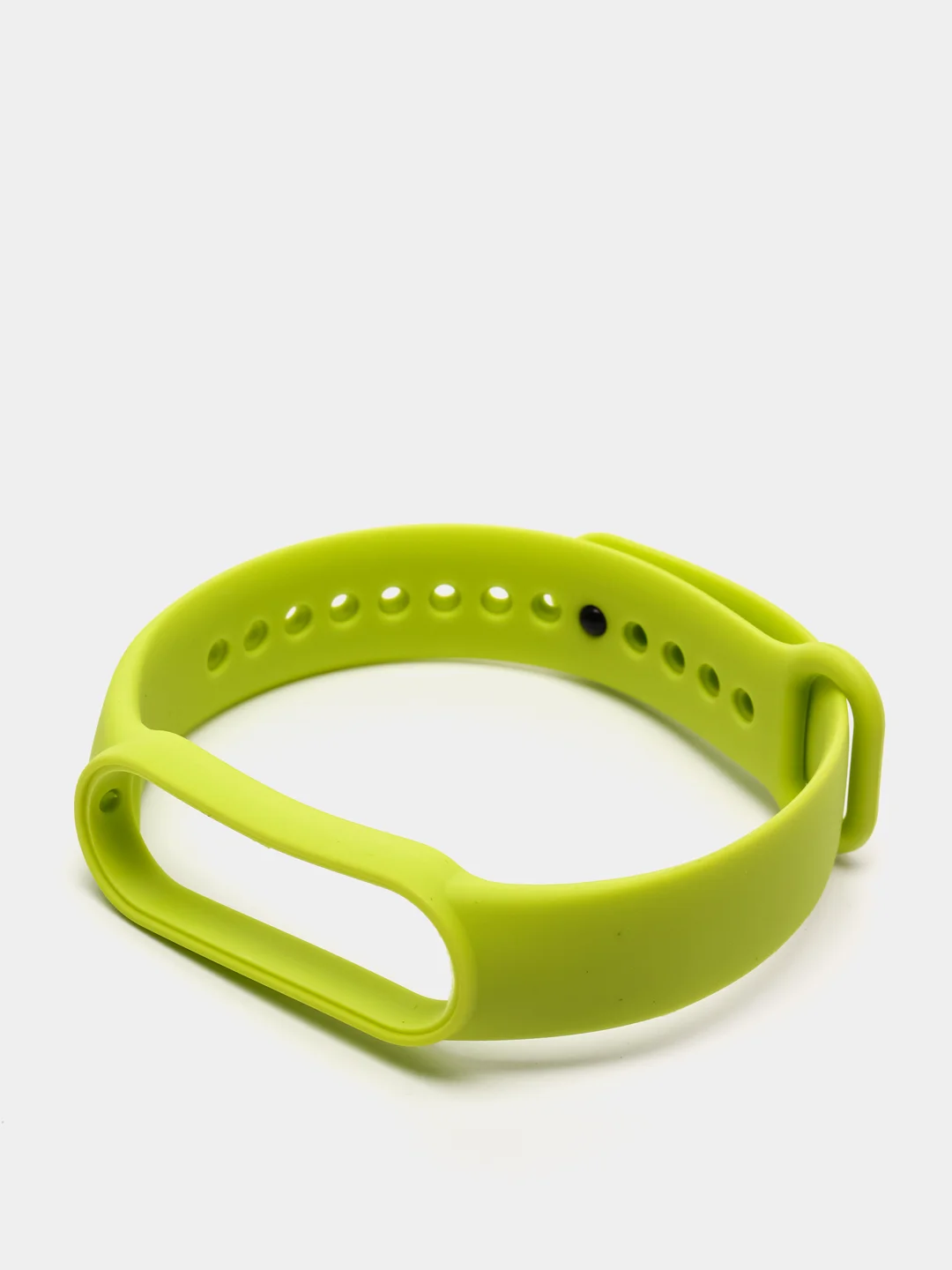 Лайм фирменный ремешок для браслета Xiaomi Mi Band 5 / 6 силиконовый ми бэнд