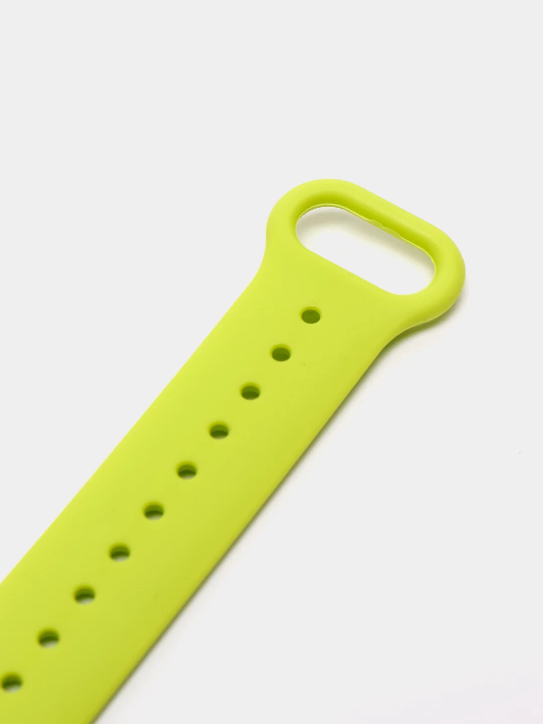Лайм фирменный ремешок для браслета Xiaomi Mi Band 5 / 6 силиконовый ми бэнд