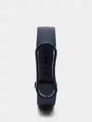 Синий меланж фирменный ремешок для браслета Xiaomi Mi Band 5 / 6 силиконовый ми бэнд
