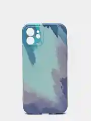 Синий чехол для iPhone X XS XR 11 12 Pro Max mini силиконовый айфон про макс