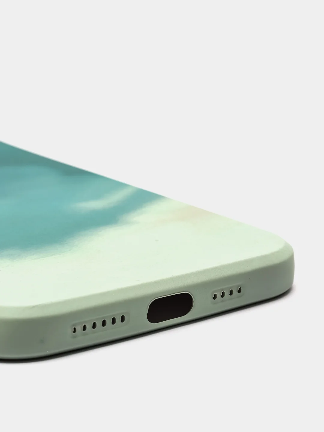 Зеленый чехол для iPhone X XS XR 11 12 Pro Max mini силиконовый айфон про макс