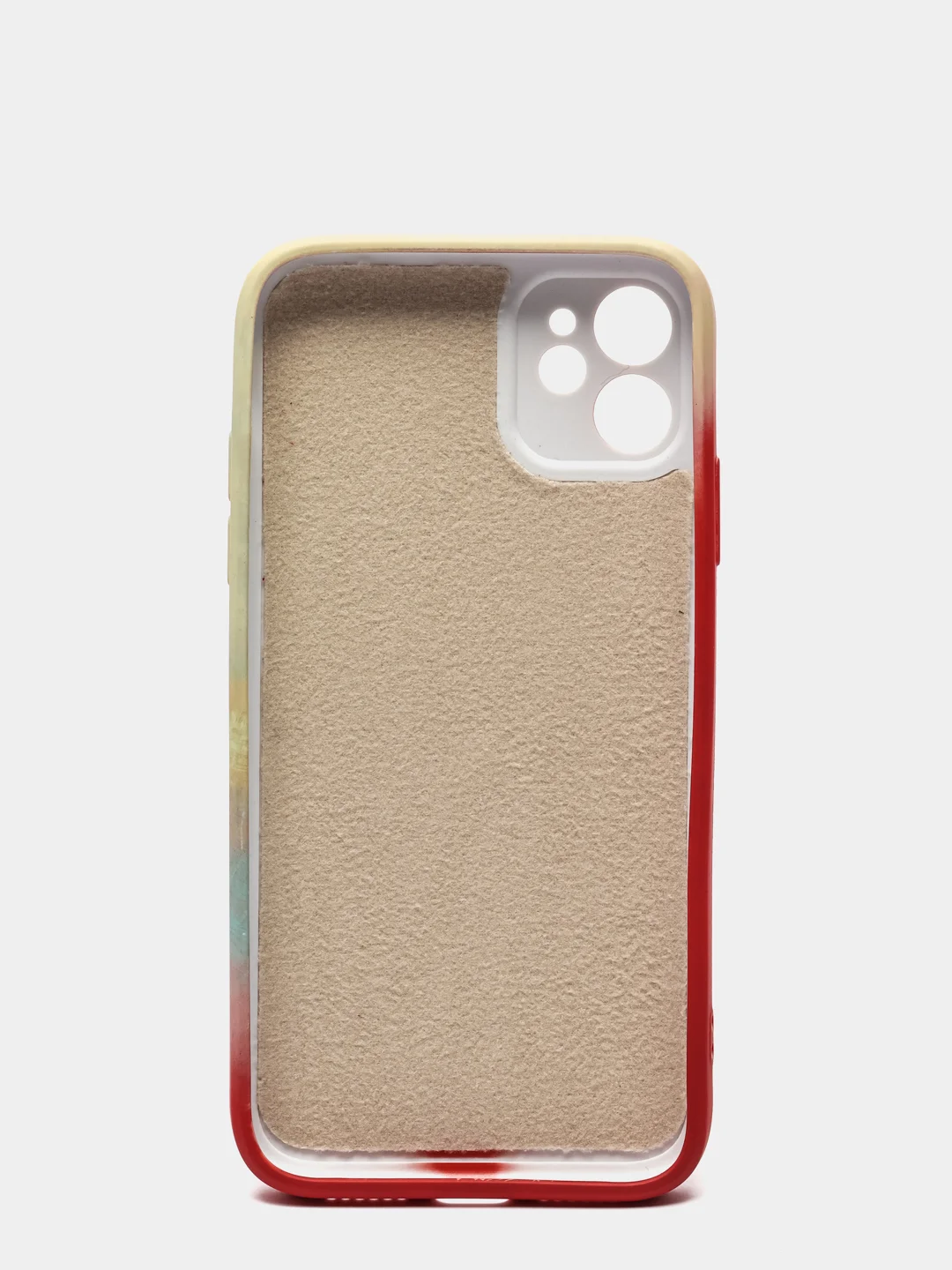 Красный чехол для iPhone X XS XR 11 12 Pro Max mini силиконовый айфон про макс