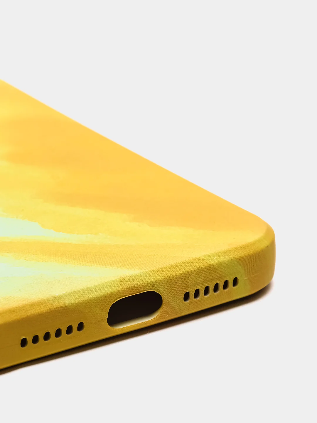 Желтый чехол для iPhone X XS XR 11 12 Pro Max mini силиконовый айфон про макс