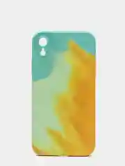 Желтый чехол для iPhone X XS XR 11 12 Pro Max mini силиконовый айфон про макс
