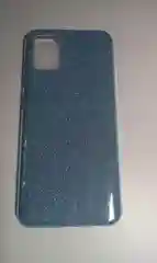 Голубой чехол блестящий для Samsung A51