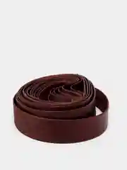 Тёмно-коричневый косая бейка атласная, 5 м, ширина 1,5 см