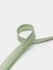Зелёный хаки косая бейка атласная, 5 м, ширина 1,5 см