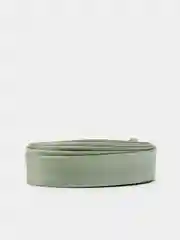 Зелёный хаки косая бейка атласная, 5 м, ширина 1,5 см