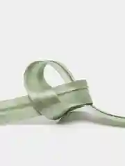 Зелёный хаки косая бейка атласная, 5 м, ширина 1,5 см