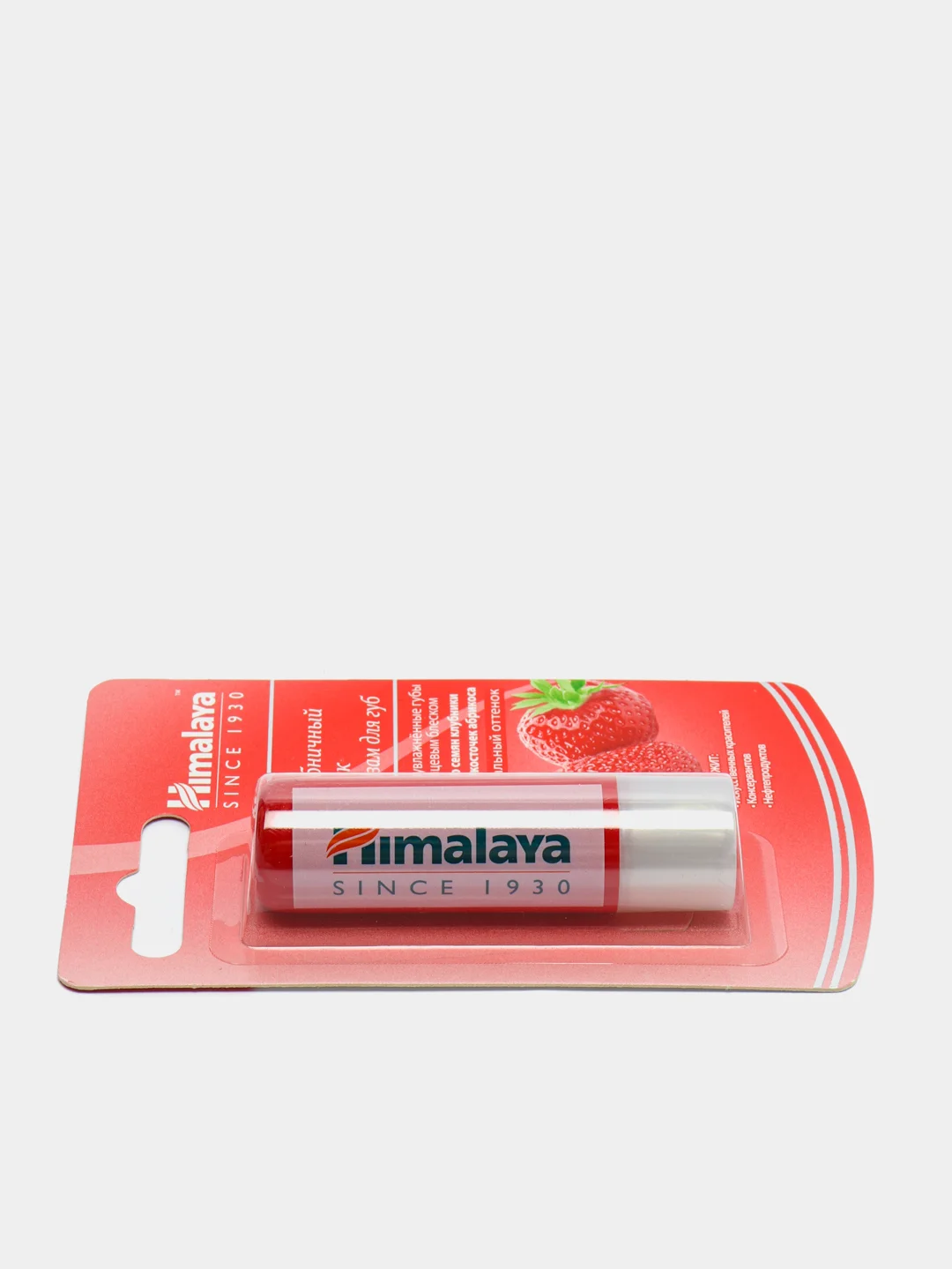 Himalaya SINCE 1930 Бальзам для губ "Клубничный блеск", 4.5 г