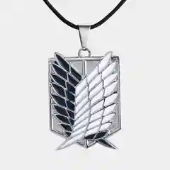 Черный кулон Атака Титанов, 4 вида (Attack on Titan) (цепочка, подвеска)