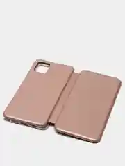 Золотой чехол книжка Samsung Note 10 Lite / A81