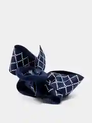 Аметистовый детская резинка бант (1шт)