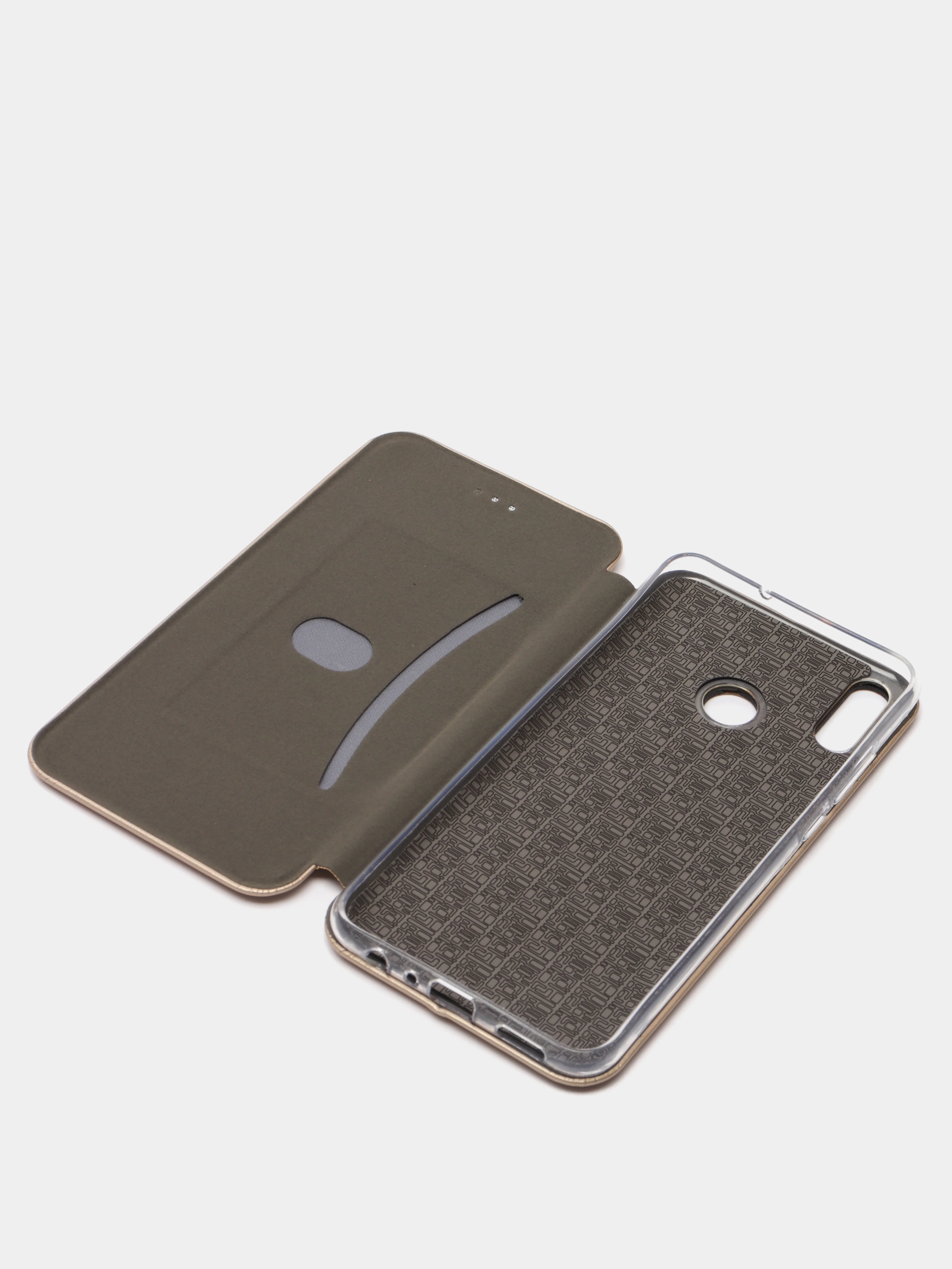 Золотой чехол книжка Honor 8x