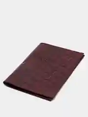 Бордовый обложка для паспорта, натуральная кожа