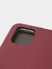 Бордовый чехол книжка Samsung Note 10 Lite / A81