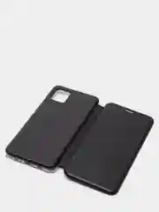 Черный чехол книжка Samsung Note 10 Lite / A81