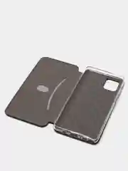 Черный чехол книжка Samsung Note 10 Lite / A81