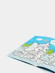Длинная раскраска "Дед Мороз и Снегурочка", 1 м