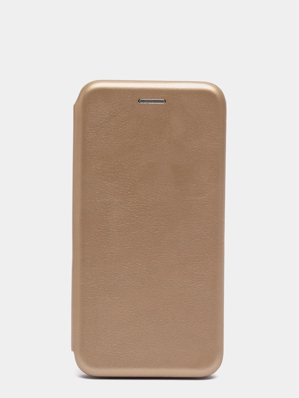Чехол-книжка для Xiaomi Redmi Note 8 с закругленными краями, золото