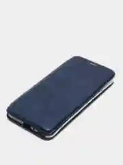 Чехол-книжка для Honor 30 с закругленными краями, синий