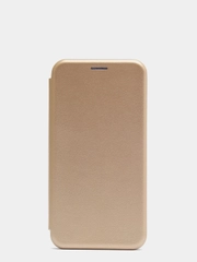 Чехол-книжка для Xiaomi Redmi 8A с закругленными краями, золото