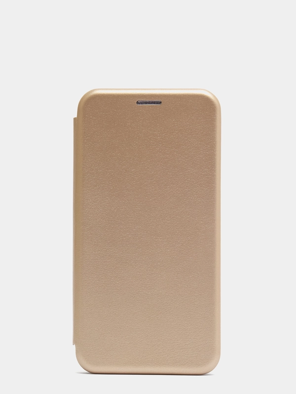 Чехол-книжка для Xiaomi Redmi 8A с закругленными краями, золото