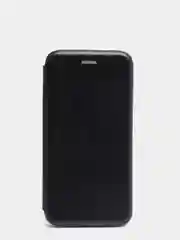 Чехол-книжка для Xiaomi Redmi Note 8 с закругленными краями, черный