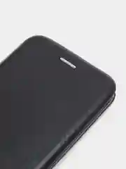Чехол-книжка для Xiaomi Redmi Note 8 с закругленными краями, черный