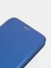 Чехол-книжка для Xiaomi Redmi Note 8 с закругленными краями, синий