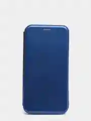 Чехол-книжка для Xiaomi Redmi Note 8 с закругленными краями, синий