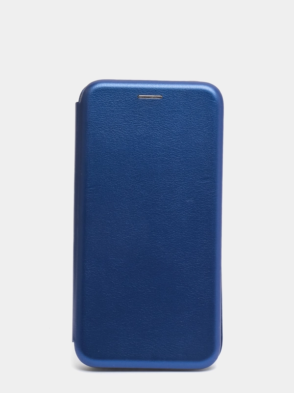 Чехол-книжка для Xiaomi Redmi Note 8 с закругленными краями, синий