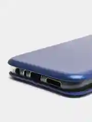 Чехол-книжка для Xiaomi Redmi Note 8 с закругленными краями, синий