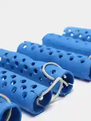 Синий бигуди резиновые, 8 шт