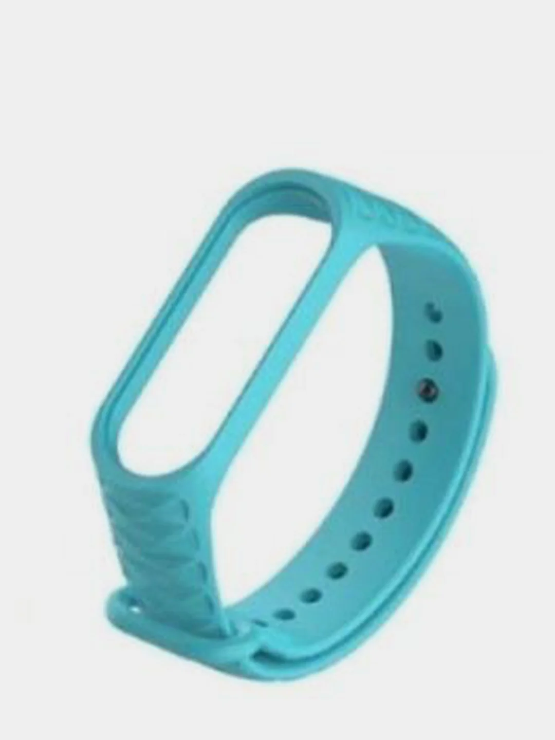 Бирюзовый силиконовый ремешок на Xiaomi Mi Band 3/4
