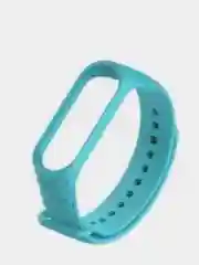 Бирюзовый силиконовый ремешок на Xiaomi Mi Band 3/4