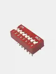 4 штуки DIP-Переключатель DS-08 (SWD1-8) движковый на плату 8 секций