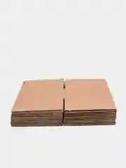 Картонная коробка, коробка из крафт картона для упаковки подарка, 20х20х10 см