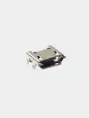 5 штук Гнездо micro-USB 5конт smd (нижнее крепление, 4 крепежа в плату) разъем микроюсб