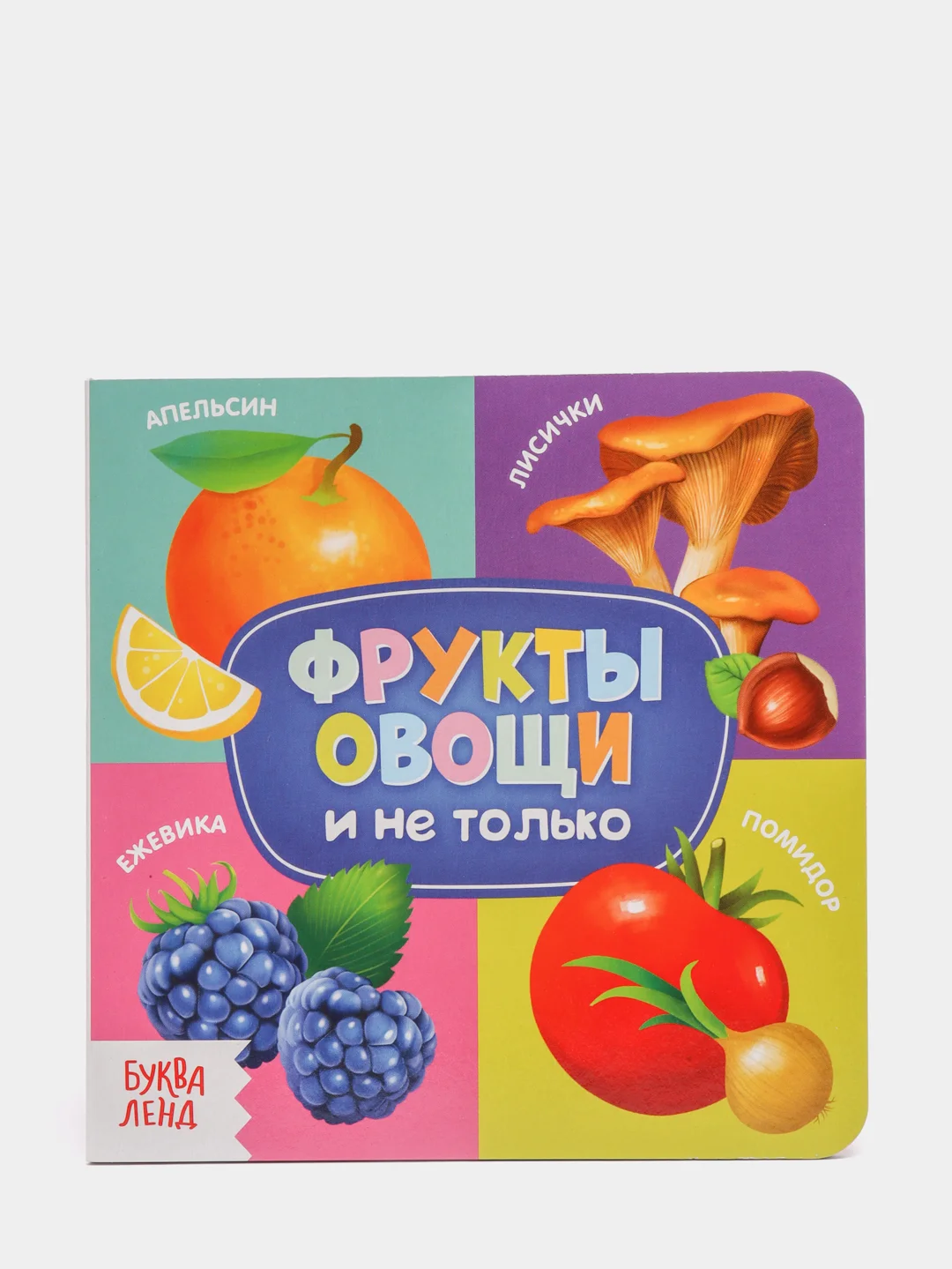 Голубой книга картонная для самых маленьких "Знакомство с окружающим миром"