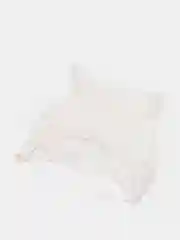 Белый вязаная шапочка для малышей, Kitti