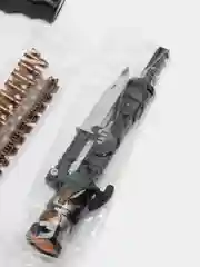 Автомат на батарейках, со звуком и светом