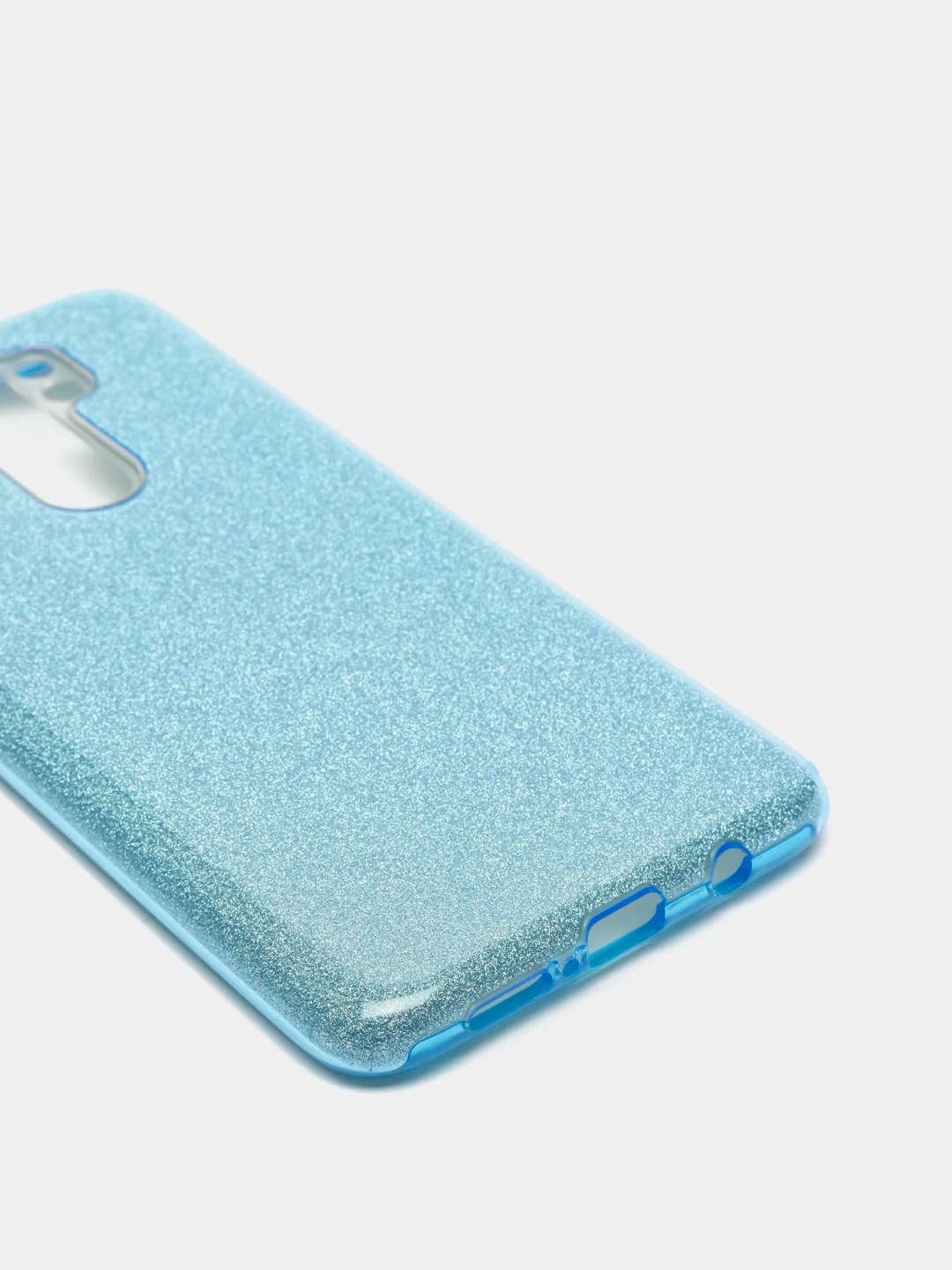 Голубой чехол блестящий Xiaomi Redmi Note 8 pro