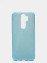 Голубой чехол блестящий Xiaomi Redmi Note 8 pro