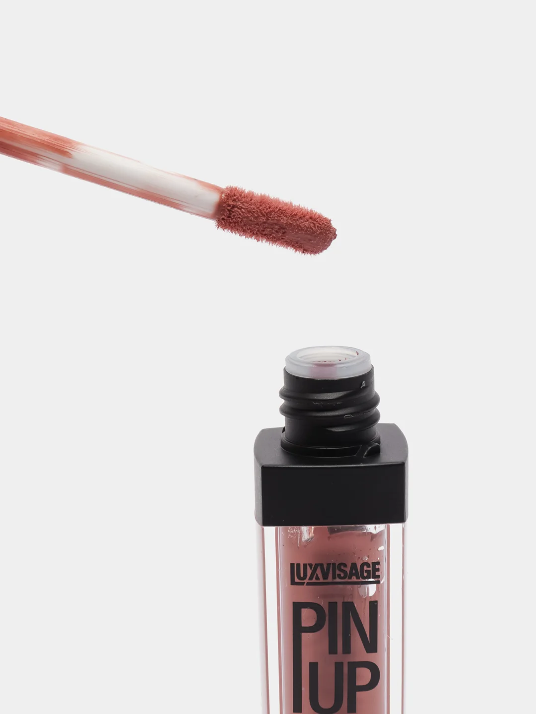 LUXVISAGE Блеск для губ PIN UP Ultra matt тон 21 Beige rose